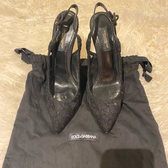 Dolce & Gabbana lace heels - Picture 1 of 13